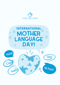 World Mother Language Poster