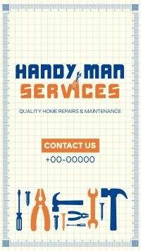 Handyman Services Instagram Reel Design