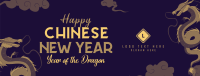 Chinese New Year Dragon Facebook Cover