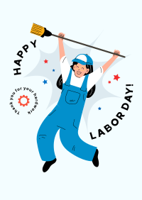 Labor Day Jump Poster