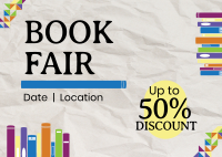 Book Fair Postcard