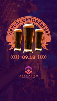 Virtual Oktoberfest Facebook Story