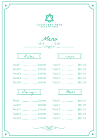 Classic Elegant Menu