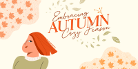 Cozy Autumn Season Twitter Post