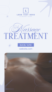 Hot Massage Treatment Facebook Story