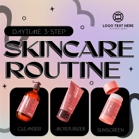 Daytime Skincare Routine Instagram Post