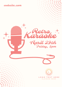 Vintage Karaoke Flyer