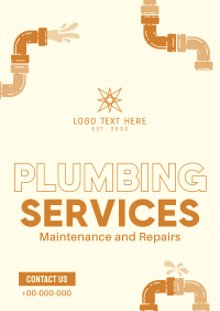 Plumbing Expert Services Flyer