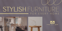 Stylish Furniture Store Twitter Post