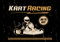 Race Cart Postcard example 4