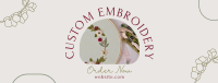 Embroidery Order Facebook Cover