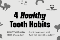 Dental Health Tips for Kids Pinterest Cover