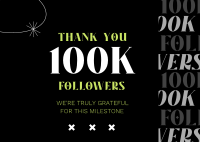 Milestone Achieved Postcard Design