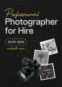 Professional Photographer Camera Flyer