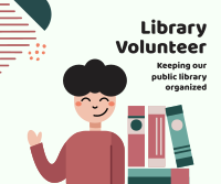 Public Library Volunteer Facebook Post