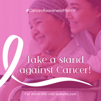 Fight Against Cancer Instagram Post