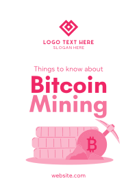 Bitcoin Mining Poster