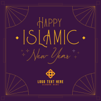 Elegant Islamic Year Linkedin Post