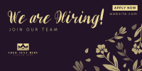 Floral Hiring Twitter Post