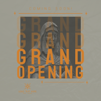 Grand Launching Instagram Post Design