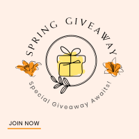 Spring Giveaway Instagram Post