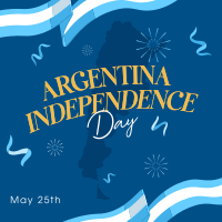 Independence Day of Argentina Linkedin Post Design