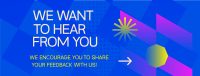 Gradient Customer Feedback Facebook Cover Image Preview