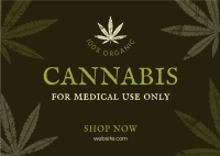 Cannabis Cures Postcard