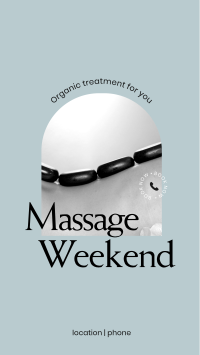 Massage Weekend Facebook Story