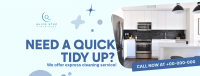 Quick Cleaning Service Facebook Cover Image Preview