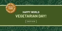 Vegetarian Day Twitter Post