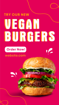 Vegan Burger Buns  Instagram Story
