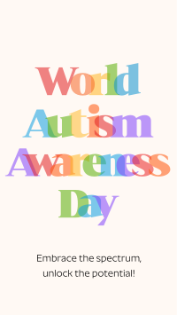 Autism Awareness Facebook Story