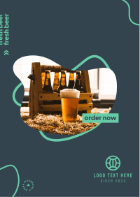 Fresh Beer Order Now Poster