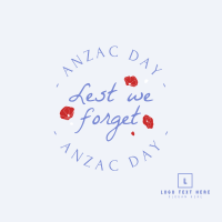 Anzac Day Emblem Instagram Post