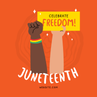 Juneteenth Signage Instagram Post