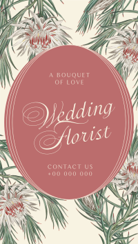 Vintage Wedding Florists Instagram Reel Design