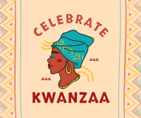 Kwanzaa African Woman Facebook Post