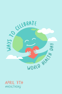 Ways to Celebrate Health Day Pinterest Pin Design