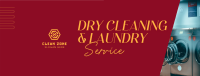 Quality Dry Cleaning Laundry Facebook Cover Image Preview