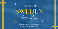 Commemorative Sweden Flag Day Twitter Post