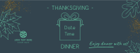 Thanksgiving Dinner Party Facebook Cover Design