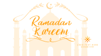 Ramadan Mosque Greeting Animation