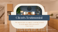 Clean Real Estate Testimonial Facebook Event Cover