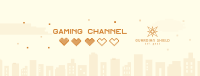 Cute 8 Bit  Facebook Cover Image Preview