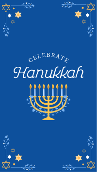 Hannukah Celebration Instagram Story