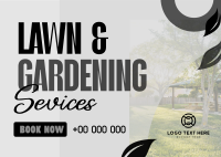 Professional Lawn Care Services Postcard