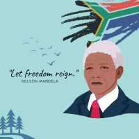 Nelson Mandela  Freedom Day Linkedin Post Design