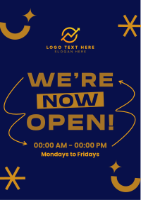 Now Open for Business Flyer