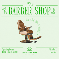 Editorial Barber Shop Linkedin Post Design